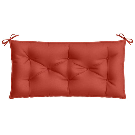 Cuscino Panca Giardino Rosso MÃƒÂ©lange 100x50x7 cm Tessuto
