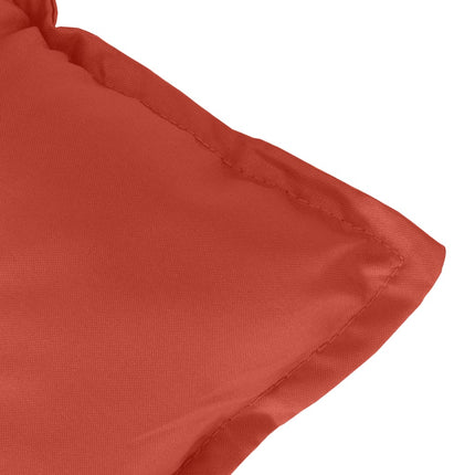 Cuscino Panca Giardino Rosso MÃƒÂ©lange 100x50x7 cm Tessuto