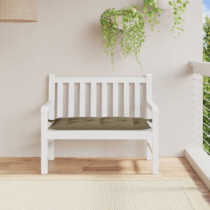 Cuscino Panca Giardino Tortora MÃƒÂ©lange 100x50x7 cm Tessuto
