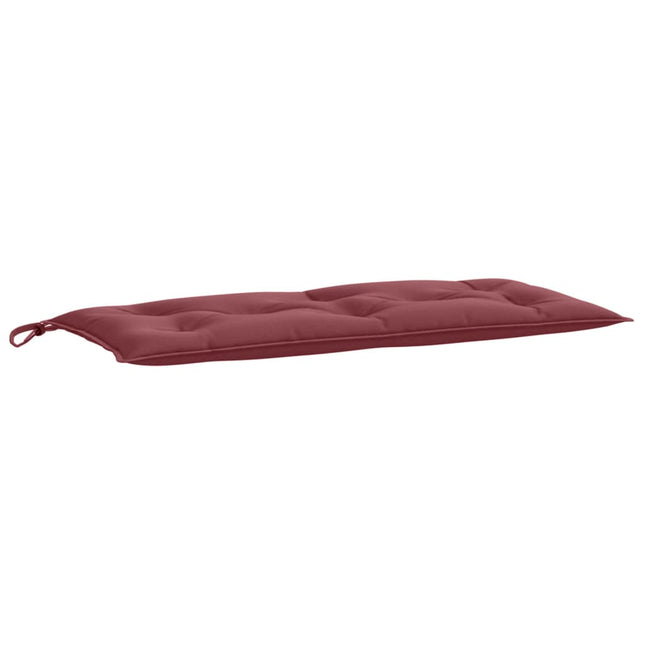Cuscino Panca Giardino Rosso Vino MÃƒÂ©lange 100x50x7 cm Tessuto