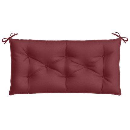 Cuscino Panca Giardino Rosso Vino MÃƒÂ©lange 100x50x7 cm Tessuto