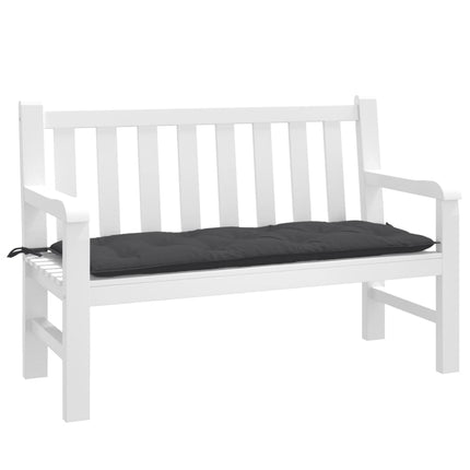 Cuscino Panca Giardino Antracite MÃ©lange 120x50x7 cm Tessuto