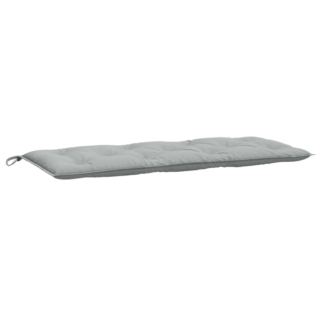 Cuscino Panca Giardino Grigio Chiaro MÃ©lange 120x50x7cm Tessuto
