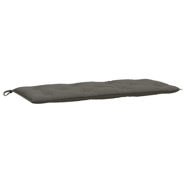 Cuscino Panca Giardino Grigio Scuro MÃ©lange 120x50x7 cm Tessuto
