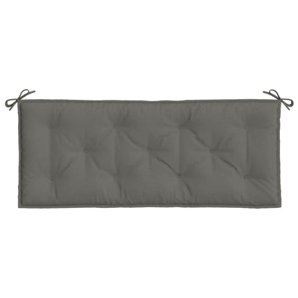 Cuscino Panca Giardino Grigio Scuro MÃ©lange 120x50x7 cm Tessuto