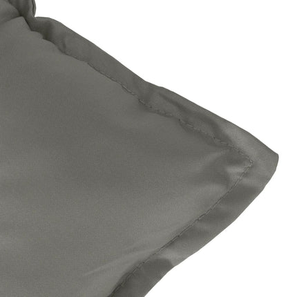 Cuscino Panca Giardino Grigio Scuro MÃ©lange 120x50x7 cm Tessuto