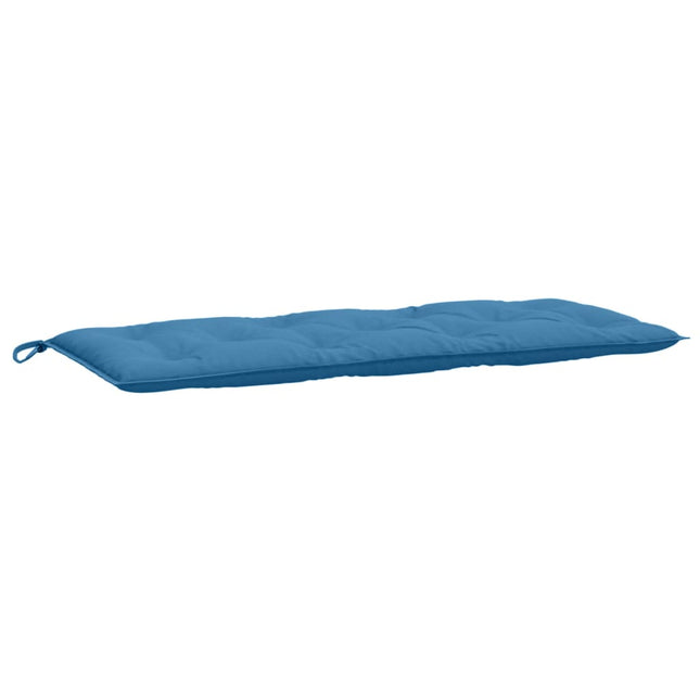 Cuscino per Panca da Giardino Blu MÃ©lange 120x50x7cm in Tessuto
