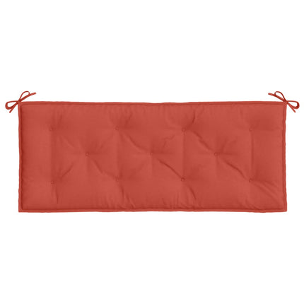 Cuscino Panca Giardino Rosso MÃ©lange 120x50x7cm Tessuto