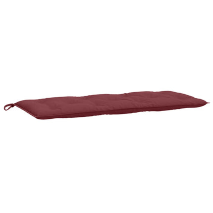 Cuscino Panca Giardino Rosso Vino MÃ©lange 120x50x7cm Tessuto