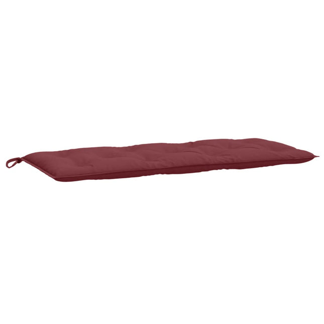 Cuscino Panca Giardino Rosso Vino MÃ©lange 120x50x7cm Tessuto