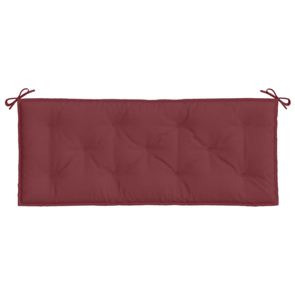 Cuscino Panca Giardino Rosso Vino MÃ©lange 120x50x7cm Tessuto