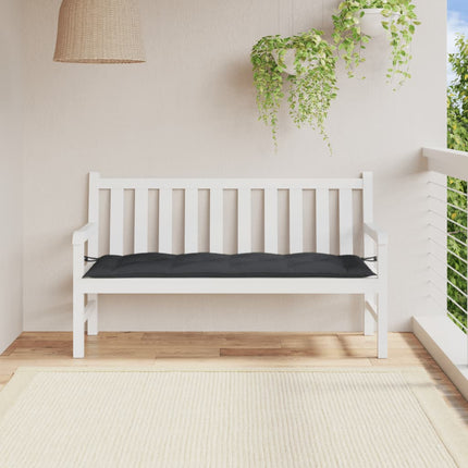 Cuscino Panca Giardino Antracite MÃƒÂ©lange 150x50x7 cm Tessuto