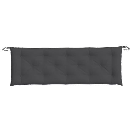Cuscino Panca Giardino Antracite MÃƒÂ©lange 150x50x7 cm Tessuto
