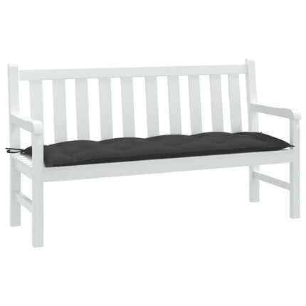 Cuscino Panca Giardino Antracite MÃƒÂ©lange 150x50x7 cm Tessuto