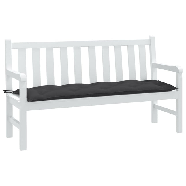 Cuscino Panca Giardino Antracite MÃƒÂ©lange 150x50x7 cm Tessuto