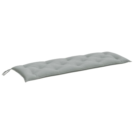 Cuscino Panca Giardino Grigio Chiaro MÃƒÂ©lange 150x50x7cm Tessuto
