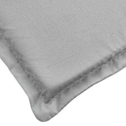 Cuscino Panca Giardino Grigio Chiaro MÃƒÂ©lange 150x50x7cm Tessuto