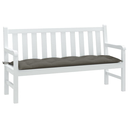 Cuscino Panca Giardino Grigio Scuro MÃƒÂ©lange 150x50x7 cm Tessuto