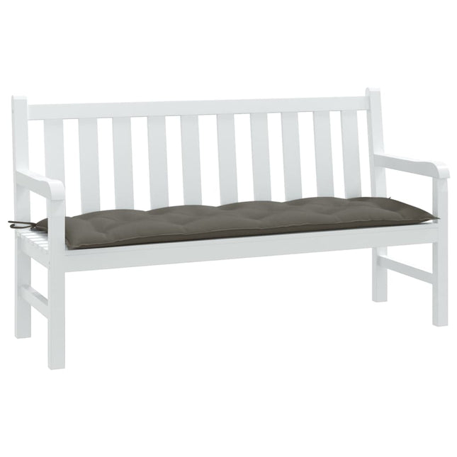Cuscino Panca Giardino Grigio Scuro MÃƒÂ©lange 150x50x7 cm Tessuto