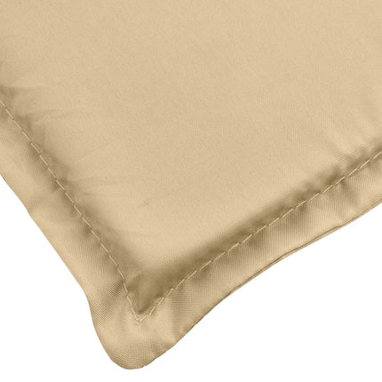 Cuscino Panca da Giardino Beige MÃ©lange 150x50x7 cm in Tessuto
