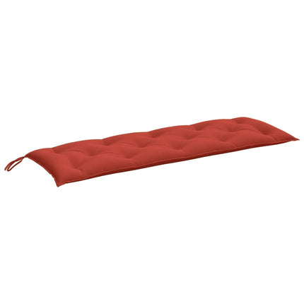 Cuscino Panca da Giardino Rosso MÃƒÂ©lange 150x50x7 cm in Tessuto