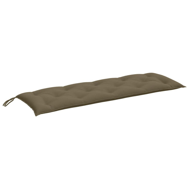 Cuscino Panca da Giardino Tortora MÃƒÂ©lange 150x50x7cm in Tessuto