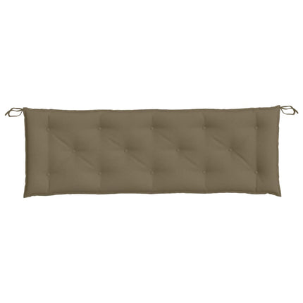 Cuscino Panca da Giardino Tortora MÃƒÂ©lange 150x50x7cm in Tessuto