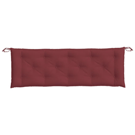 Cuscino Panca da Giardino Rosso Vino MÃƒÂ©lange 150x50x7cm Tessuto