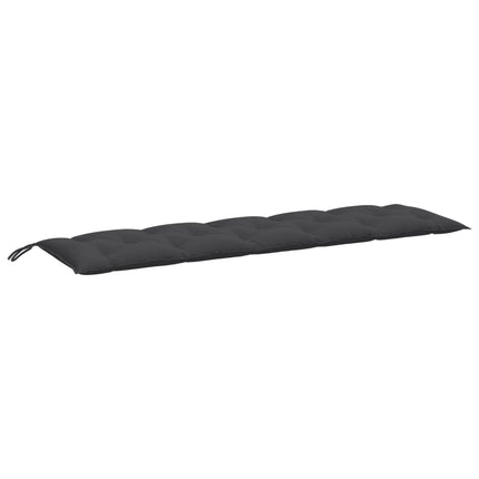 Cuscino Panca da Giardino Antracite MÃƒÂ©lange 100x50x7cm Tessuto