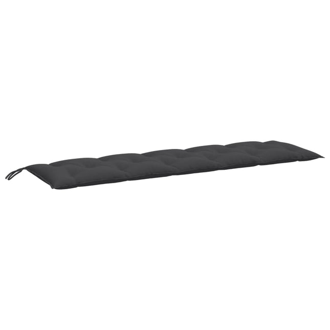 Cuscino Panca da Giardino Antracite MÃƒÂ©lange 100x50x7cm Tessuto