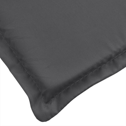 Cuscino Panca da Giardino Antracite MÃƒÂ©lange 100x50x7cm Tessuto
