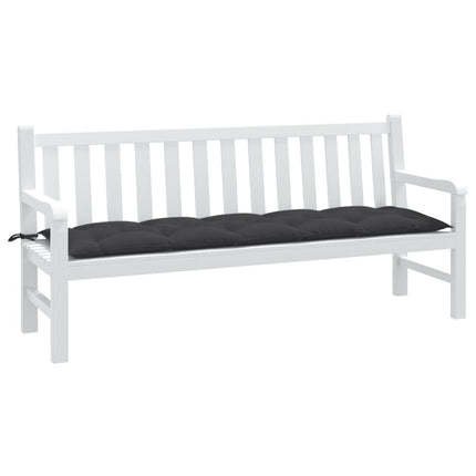 Cuscino Panca da Giardino Antracite MÃƒÂ©lange 100x50x7cm Tessuto