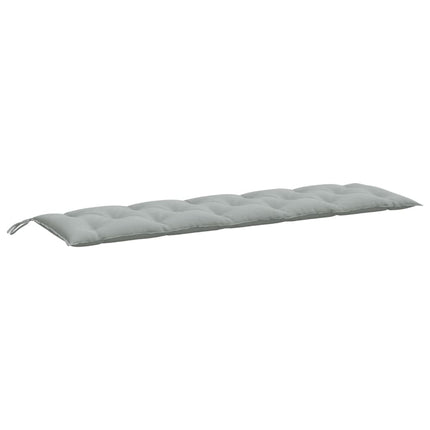 Cuscino Panca Giardino Grigio Chiaro MÃƒÂ©lange 180x50x7cm Tessuto