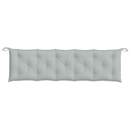 Cuscino Panca Giardino Grigio Chiaro MÃƒÂ©lange 180x50x7cm Tessuto