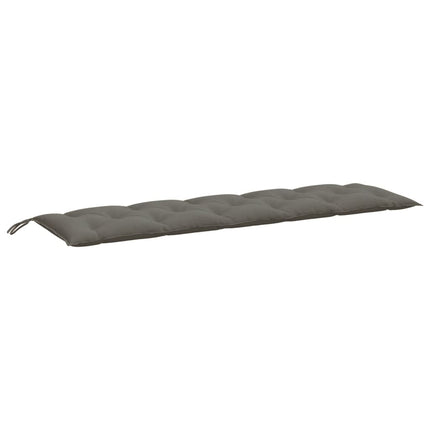 Cuscino Panca Giardino Grigio Scuro MÃƒÂ©lange 180x50x7 cm Tessuto