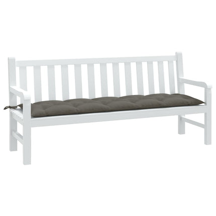 Cuscino Panca Giardino Grigio Scuro MÃƒÂ©lange 180x50x7 cm Tessuto