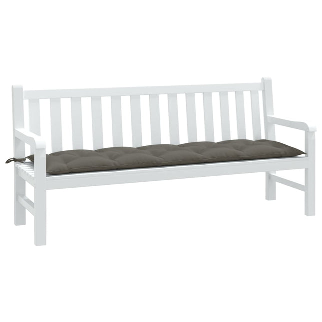 Cuscino Panca Giardino Grigio Scuro MÃƒÂ©lange 180x50x7 cm Tessuto