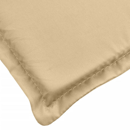 Cuscino Panca da Giardino Beige MÃƒÂ©lange 180x50x7 cm in Tessuto