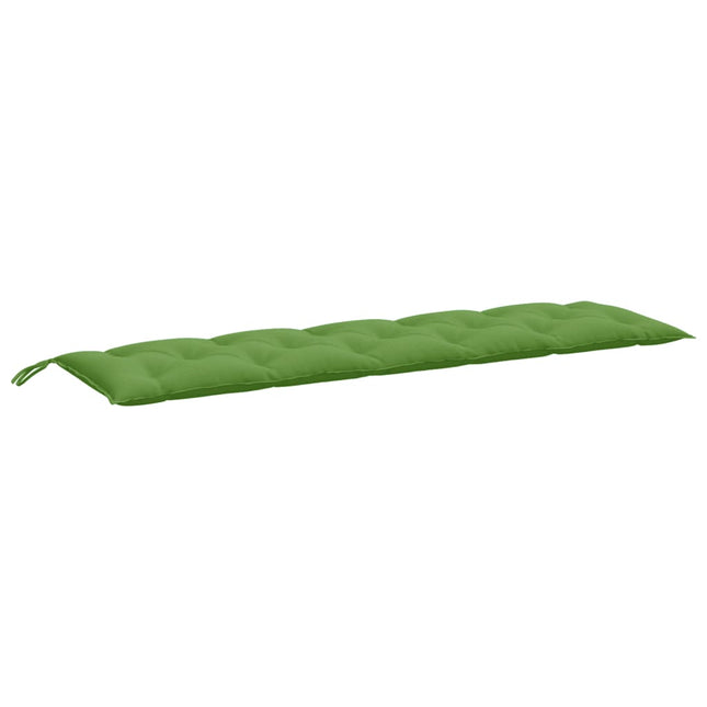 Cuscino Panca da Giardino Verde MÃ©lange 180x50x7 cm in Tessuto