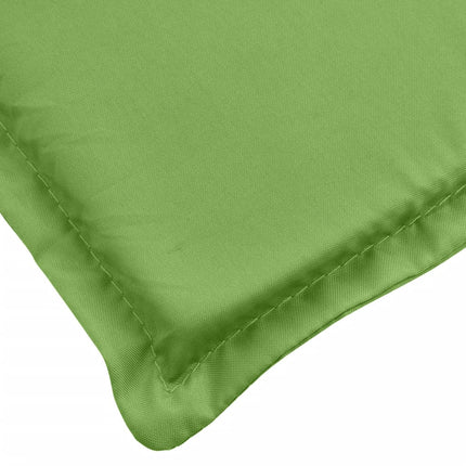 Cuscino Panca da Giardino Verde MÃ©lange 180x50x7 cm in Tessuto