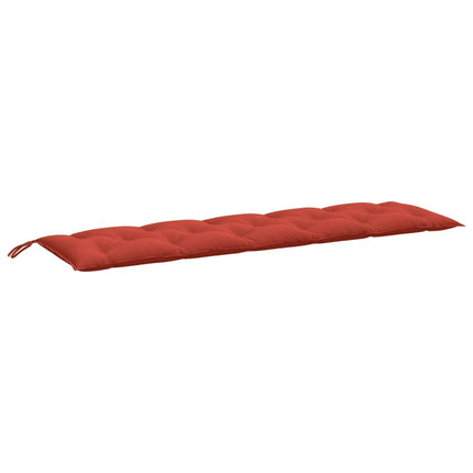 Cuscino Panca da Giardino Rosso MÃƒÂ©lange 180x50x7 cm in Tessuto