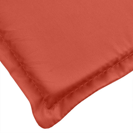 Cuscino Panca da Giardino Rosso MÃƒÂ©lange 180x50x7 cm in Tessuto