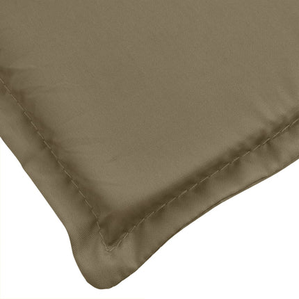 Cuscino Panca da Giardino Tortora MÃ©lange 180x50x7cm in Tessuto