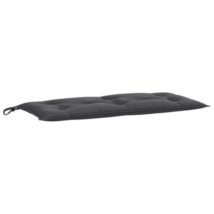 Cuscini Panca Giardino 2pz Antracite MÃ©lange 100x50x7cm Tessuto