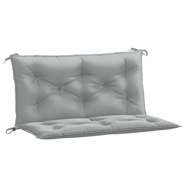 Cuscini Panca Giardino 2pz Grigio Chiaro MÃƒÂ©lange 100x50x7 cm