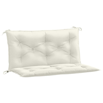 Cuscini Panca Giardino 2pz Crema MÃƒÂ©lange 100x50x7cm Tessuto