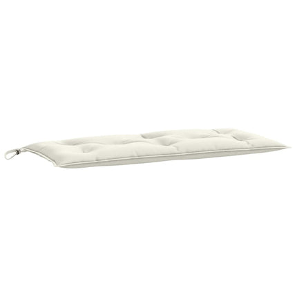 Cuscini Panca Giardino 2pz Crema MÃƒÂ©lange 100x50x7cm Tessuto