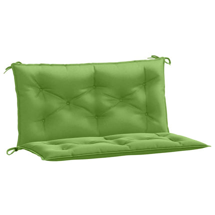 Cuscini Panca Giardino 2pz Verde MÃ©lange 100x50x7cm Tessuto