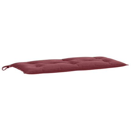 Cuscini Panca Giardino 2pz Rosso Vino MÃ©lange 100x50x7cm