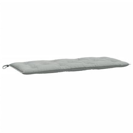 Cuscini Panca Giardino 2pz Grigio Chiaro MÃ©lange 120x50x7cm